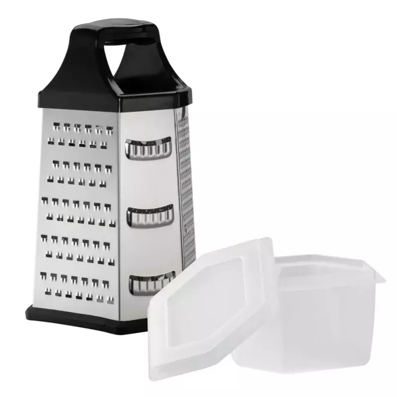 Ralador de caixa Resto Kitchenware 95413 preto aço inoxidável