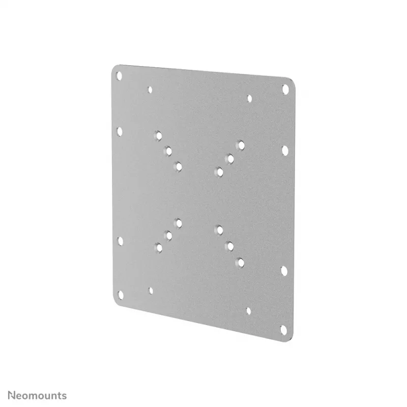 Neomounts FPMA-VESA200 placa adaptadora VESA, 22-42 polegadas (55,9-106,7 cm), VESA 50x50/75x75/100x100 para 100x200/200x200/120x180, máx. 35 kg, aço, prateada