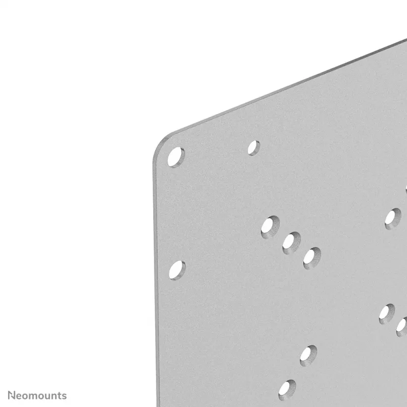 Neomounts FPMA-VESA200 placa adaptadora VESA, 22-42 polegadas (55,9-106,7 cm), VESA 50x50/75x75/100x100 para 100x200/200x200/120x180, máx. 35 kg, aço, prateada