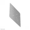Neomounts FPMA-VESA200 placa adaptadora VESA, 22-42 polegadas (55,9-106,7 cm), VESA 50x50/75x75/100x100 para 100x200/200x200/120x180, máx. 35 kg, aço, prateada