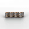 Bloqueador de portas USB Lindy (sem chave) - pack de 10, código de cor: laranja