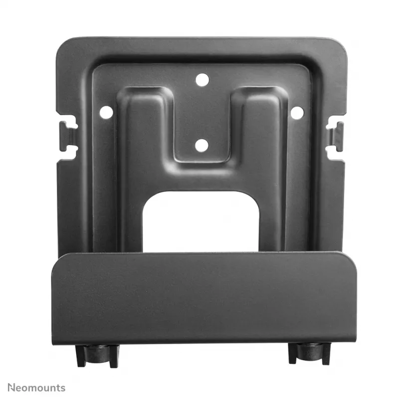 Neomounts AWL-450BL suporte para leitor multimédia, universal, adequado também para Apple TV, 5 kg, profundidade 47–76 mm, 128 mm, aço, preto