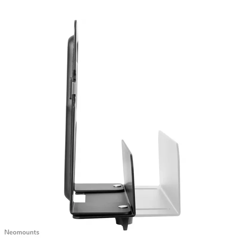 Neomounts AWL-450BL suporte para leitor multimédia, universal, adequado também para Apple TV, 5 kg, profundidade 47–76 mm, 128 mm, aço, preto