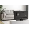 Neomounts AWL-450BL suporte para leitor multimédia, universal, adequado também para Apple TV, 5 kg, profundidade 47–76 mm, 128 mm, aço, preto