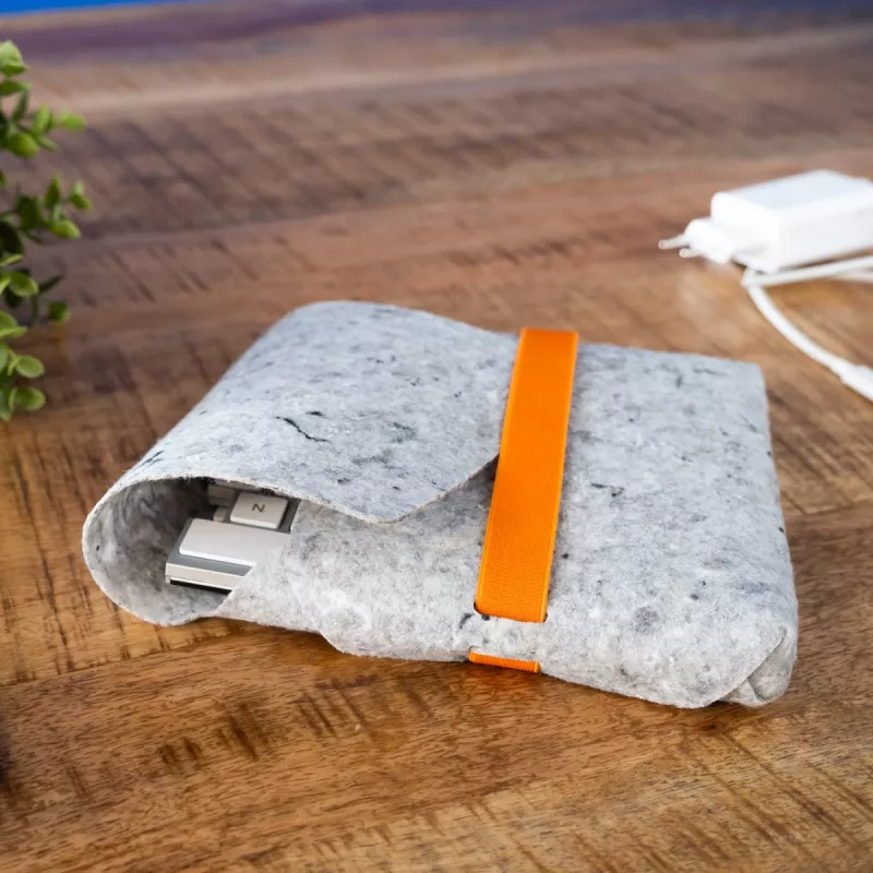 Bolsa para teclado R-Go Tools RGOIDPOSBGR cinzento 180x170x30mm