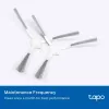 Conjunto de acessórios para aspirador robô TP-Link Tapo RVA100 — 2 filtros HEPA laváveis, escova principal, 2 escovas laterais (preto/branco)