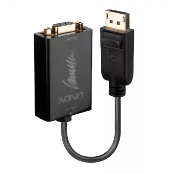 Cabo conversor ativo Lindy DisplayPort 1.2 para VGA