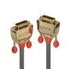 Cabo DVI-D Dual Link Lindy 2m, Gold Line, 2 m, DVI-D, DVI-D, ficha, ficha, cinzento