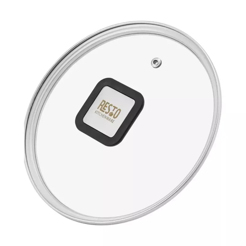 Resto Kitchenware Anser panela redonda de 2,5 l, preta, aço inoxidável