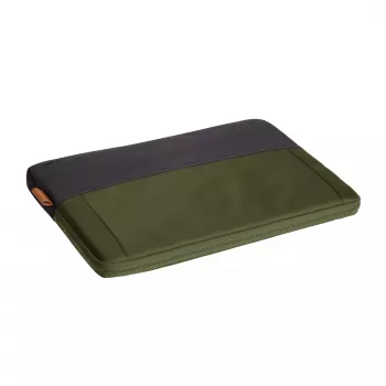 Mala sleeve Trust Lisboa 40,6 cm 16 polegadas verde