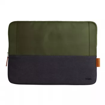 Mala sleeve Trust Lisboa 40,6 cm 16 polegadas verde