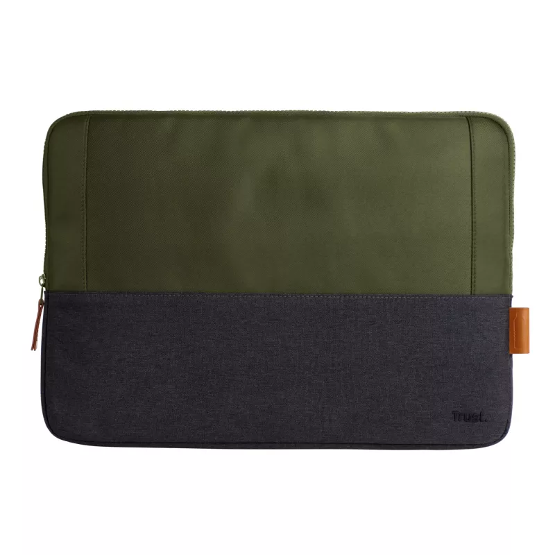 Mala sleeve Trust Lisboa 40,6 cm 16 polegadas verde