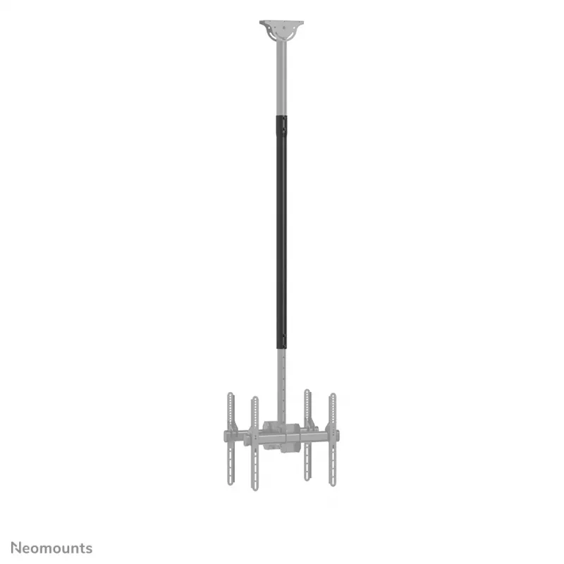 Barra de extensão Neomounts NS-EP100preto para suporte de teto para TV - H 107,5 cm