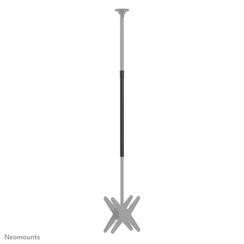Barra de extensão Neomounts NS-EP100preto para suporte de teto para TV - H 107,5 cm