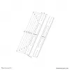 Kit de extensão Neomounts AWL-250BL16 VESA 400x600 640mm de altura