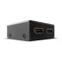 Comutador bidirecional HDMI Lindy de 2 portas 18G, HDMI, metal, preto, 60 Hz, 18 Gbit/s, 3840 x 2160 píxeis