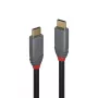 Cabo Lindy 1,5 m USB 3.2 Type-C para C, 20 Gbit/s, 5 A, PD, Anthra Line