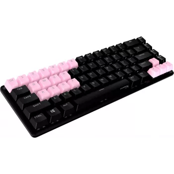 Teclas HyperX Rubber Keycaps Conjunto de acessórios gaming Rosa Layout US para teclas HyperX e estilo Cherry MX