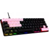 Teclas HyperX Rubber Keycaps Conjunto de acessórios gaming Rosa Layout US para teclas HyperX e estilo Cherry MX