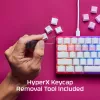 Teclas HyperX Rubber Keycaps Conjunto de acessórios gaming Rosa Layout US para teclas HyperX e estilo Cherry MX