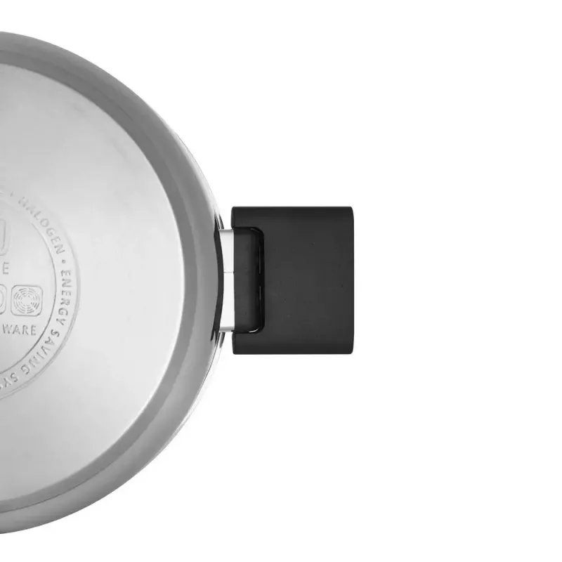 Panela Resto Kitchenware Anser 3,2 L Redonda Aço inoxidável Preto
