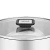 Panela Resto Kitchenware Anser 3,2 L Redonda Aço inoxidável Preto