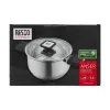 Panela Resto Kitchenware Anser 3,2 L Redonda Aço inoxidável Preto