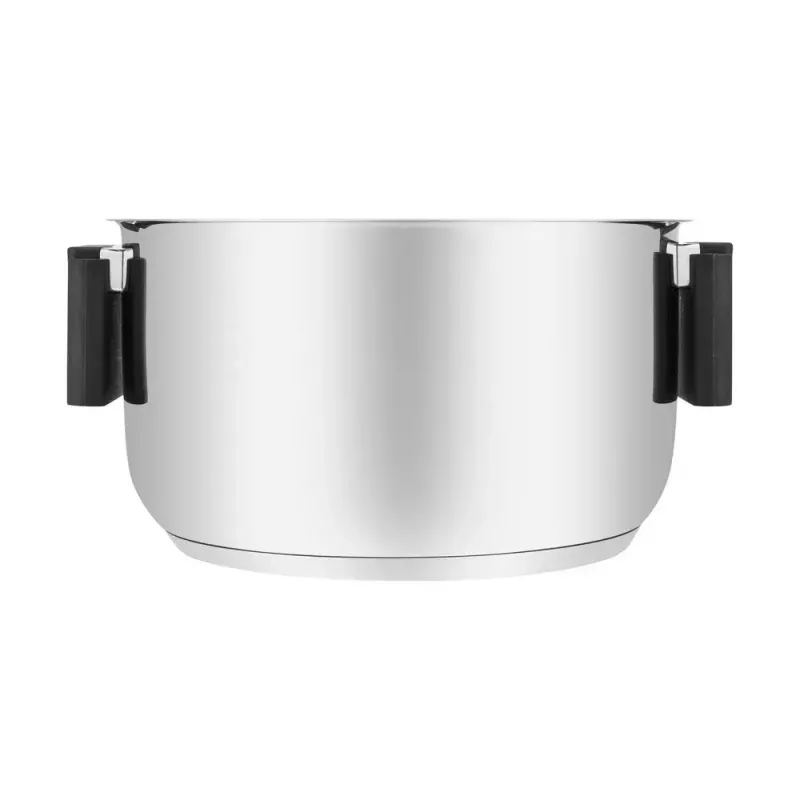 Panela Resto Kitchenware Anser 3,2 L Redonda Aço inoxidável Preto