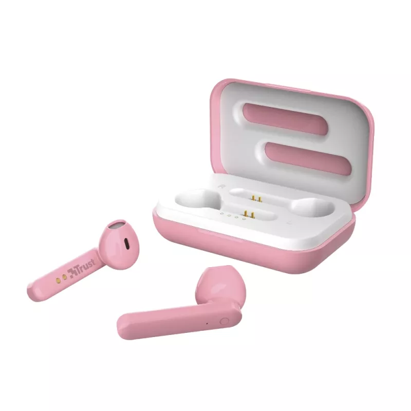 Auscultadores Trust Primo Headset True Wireless Stereo (TWS) In-Ear para chamadas/música Bluetooth Rosa