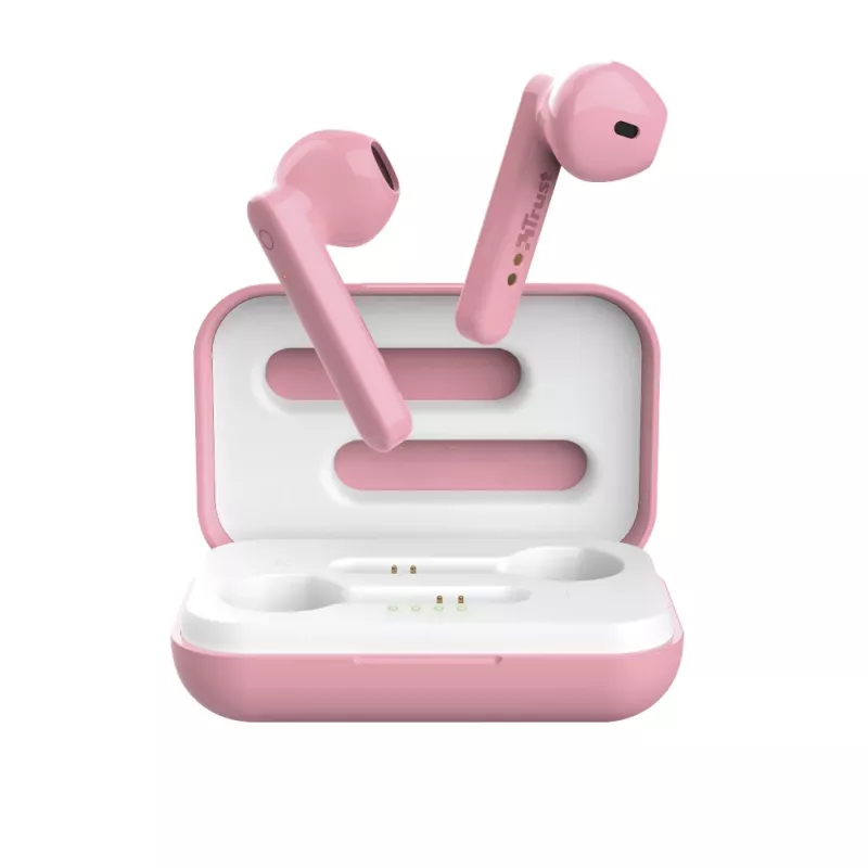 Auscultadores Trust Primo Headset True Wireless Stereo (TWS) In-Ear para chamadas/música Bluetooth Rosa
