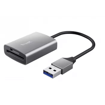 Leitor de cartões Trust Dalyx USB 3.2 Gen 1 (3.1 Gen 1) Alumínio