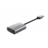 Trust Dalyx 24135 leitor de cartões, USB 3.2 Gen 1, microSD/SD/SDHC/SDXC, prateado