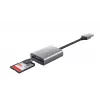 Trust Dalyx 24135 leitor de cartões, USB 3.2 Gen 1, microSD/SD/SDHC/SDXC, prateado