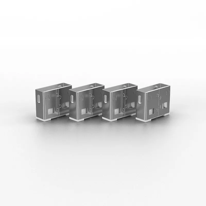 Bloqueador de portas Lindy USB Port Blocker Pack de 4 Código de cor Branco