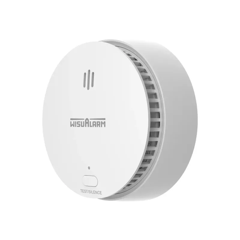 Detetor de fumo WisuAlarm HY-SA20A a pilhas certificado CE-CPR
