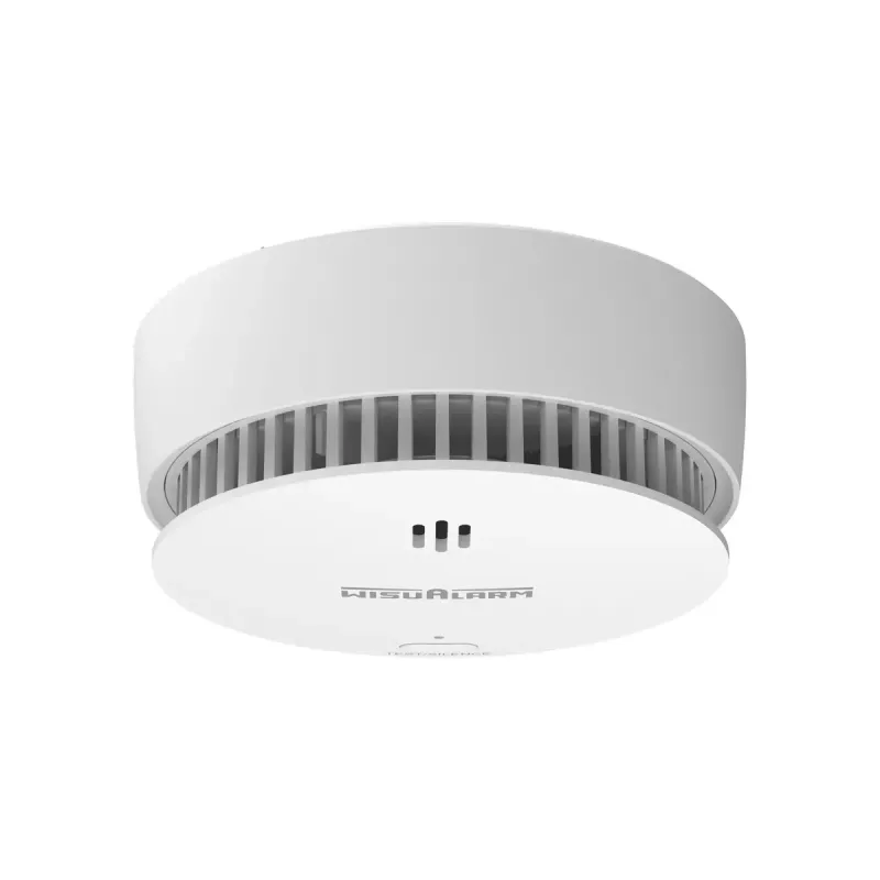 Detetor de fumo WisuAlarm HY-SA20A a pilhas certificado CE-CPR