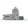 Bloqueador de portas Lindy USB Port Blocker Pack de 4 Código de cor Verde