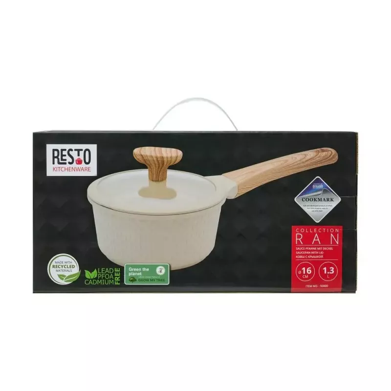 RESTO 93800 panela, 16 cm, 1,3 l, bege