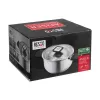 Resto Kitchenware Anser 4,4 L redondo preto aço inoxidável