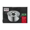 Resto Kitchenware Anser 4,4 L redondo preto aço inoxidável