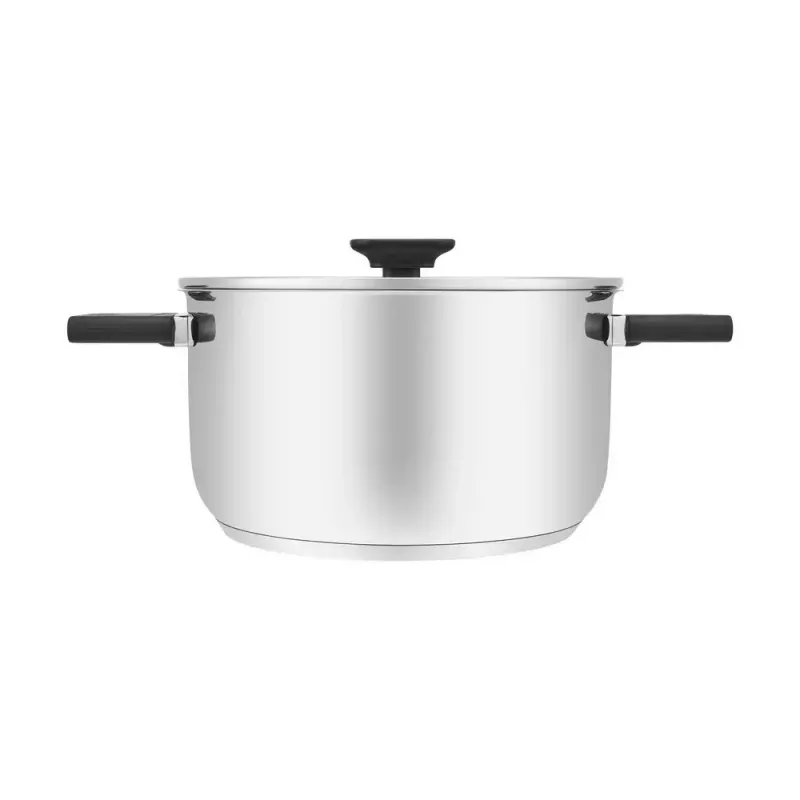Resto Kitchenware Anser 4,4 L redondo preto aço inoxidável