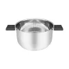 Resto Kitchenware Anser 4,4 L redondo preto aço inoxidável