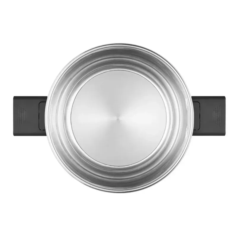 Resto Kitchenware Anser 4,4 L redondo preto aço inoxidável