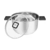 Resto Kitchenware Anser 4,4 L redondo preto aço inoxidável