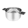 Resto Kitchenware Anser 4,4 L redondo preto aço inoxidável