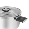 Resto Kitchenware Anser 4,4 L redondo preto aço inoxidável