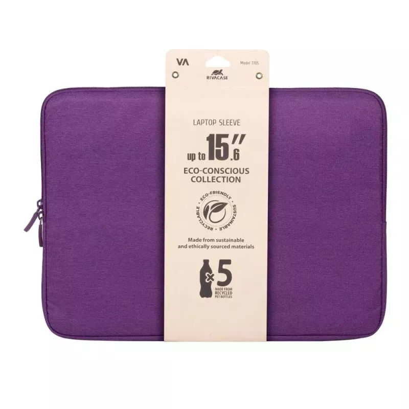 Capa para portátil Rivacase Suzuka 7705 39,6 cm 15,6 polegadas violeta