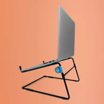 Suporte para portátil R-Go Tools R-Go Steel Office, adequado para 10-22 polegadas, preto