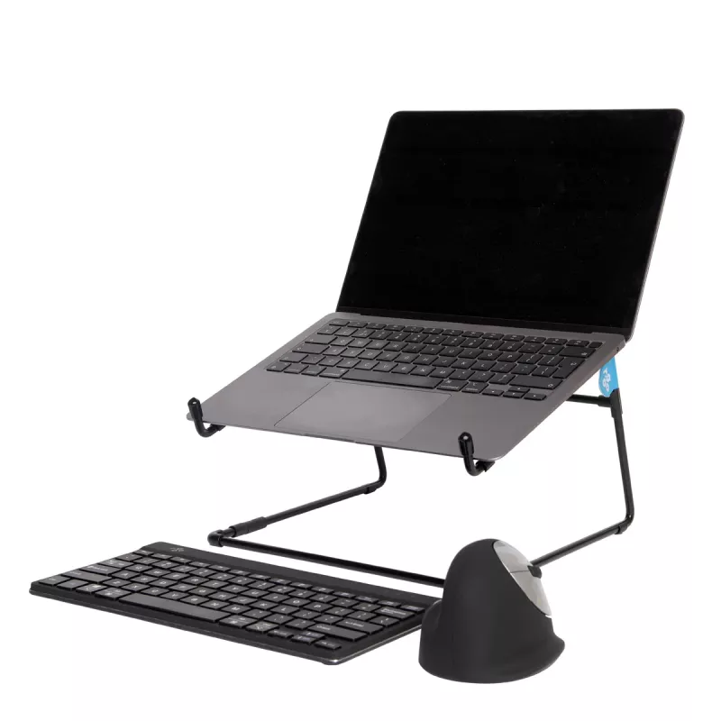 Suporte para portátil R-Go Tools R-Go Steel Office, adequado para 10-22 polegadas, preto