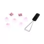 Conjunto completo de teclas HyperX - PBT (rosa)
